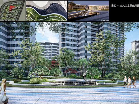  住宅大区景观方案设计方案文本 