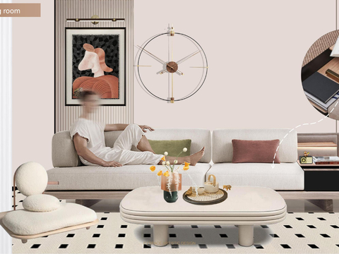  时尚艺术样板间方案文本 