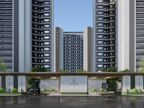  高层住宅大区景观方案文本 