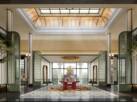  海派东方风格会所项目设计方案文本 