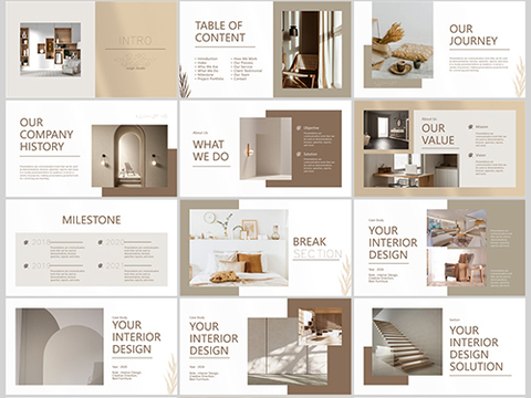  室内家装软装方案文本 