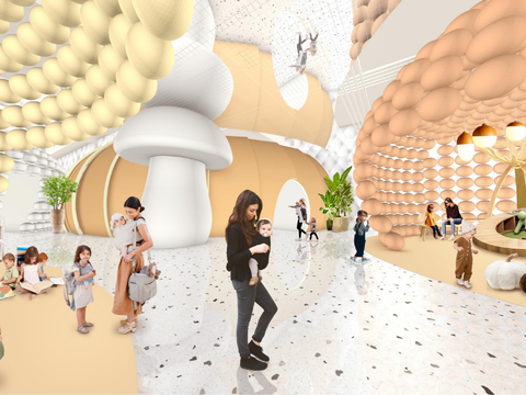  日本商业中心综合体商场室内设计方案文本 