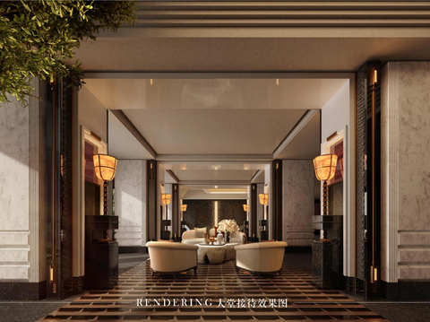  时尚艺术现代售楼处设计方案文本 