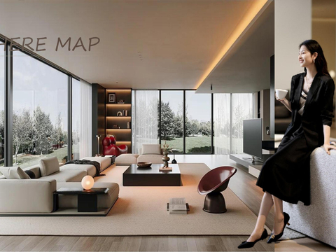  大平层样板间概念软装设计方案 