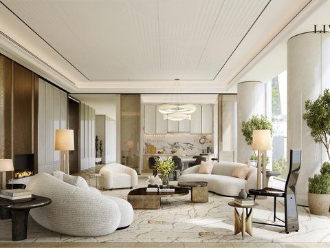  现代艺术软装样板间方案文本 