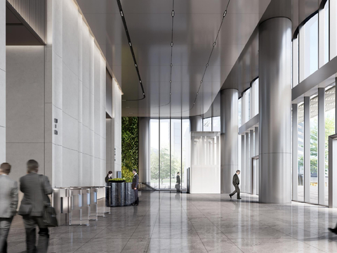  【CCD】广州海灏国际大厦总部办公楼项公区大堂电梯厅方案文本 