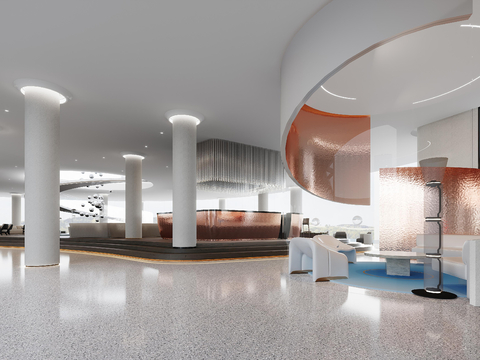  郑州新东润-云麓之城城市会客厅售楼处设计方案文本 