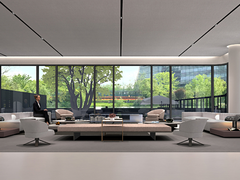  杭州齐治科技3000㎡总部办公楼设计方案文本 