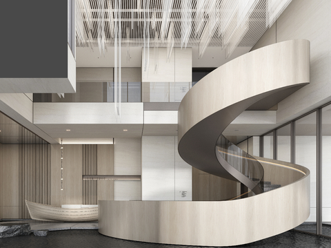  天津.中海售楼处+地产办公设计方案文本 