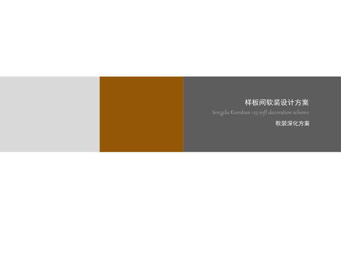  现代室内软装汇报方案 软装方案模板 