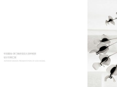  天津华润解放路项目方案汇报（样板间）设计方案文本 