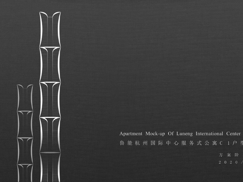  现代轻奢_鲁能国际中心公寓样板间方案文本 