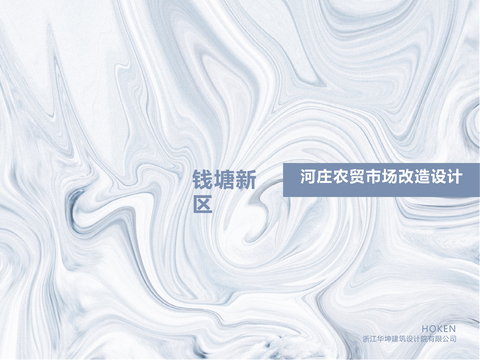  杭州钱塘新区河庄农贸市场改造方案文本 