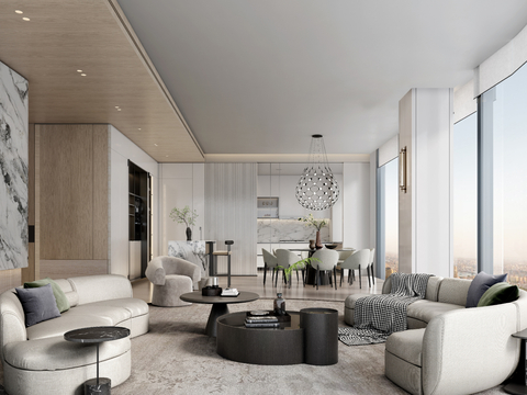  CCD-杭州海威奥体大平层样板间设计方案文本 