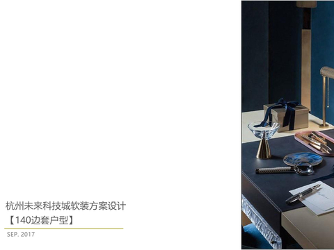  杭州未来科技城140边套户型软装概念方案 