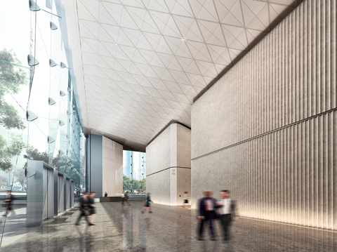  深圳鸿荣源前海冠泽中心AB办公楼塔楼方案文本 