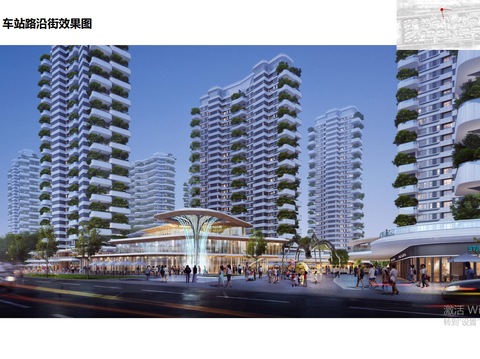  现代小区建筑高层小区建筑公寓方案文本 