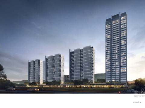  现代新中式别墅建筑联排别墅建筑方案文本 