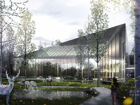  现代新中式别墅建筑方案文本 