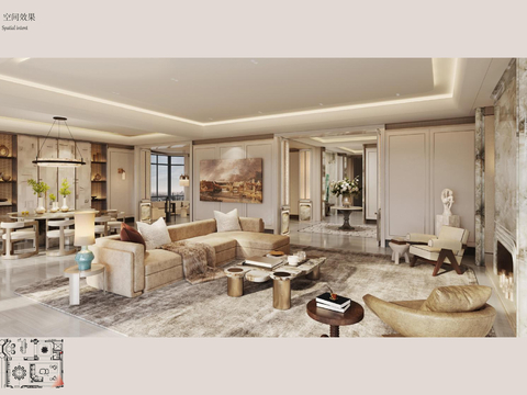  HWCD 上海徐家汇豪宅云锦东方457+570别墅深化设计方案文本 