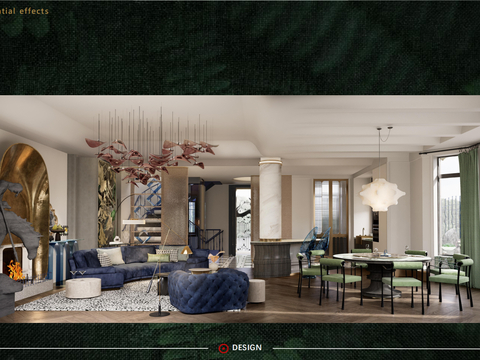  元熙设计-上海东航金叶苑七层别墅方案文本 