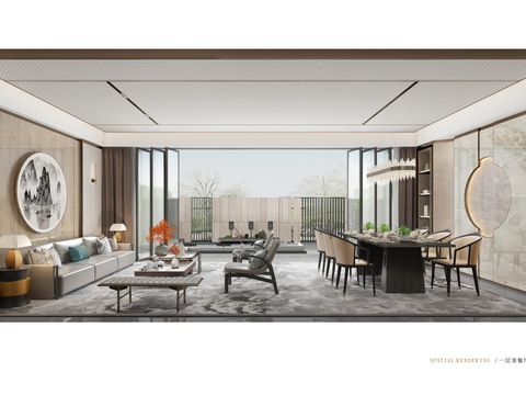  遵义东原新蒲160+190户型别墅样板间方案文本 