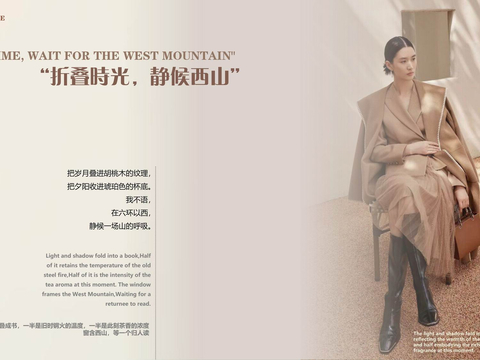  中古轻奢样板房软装设计PPT方案文本 