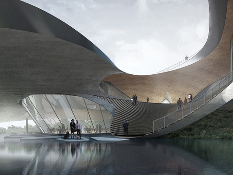  庄子玉丨成都天府高空餐厅丨PPT建筑概念设计方案文本 