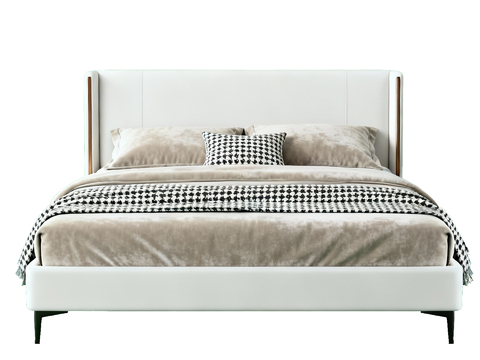 现代风格简约双人床