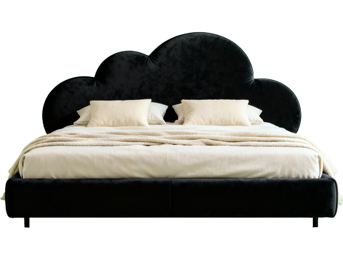 现代云朵双人床