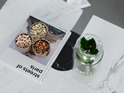  水果摆件 果仁 书籍 瓶su模型 