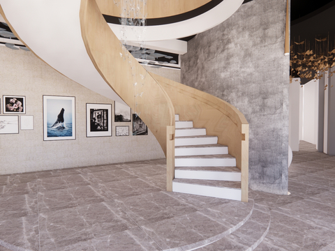  现代婚纱店su模型 