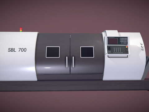  工业设备 数控机床 工业机床su模型 