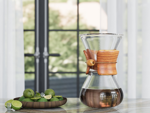  水果 果盘 柠檬su模型 