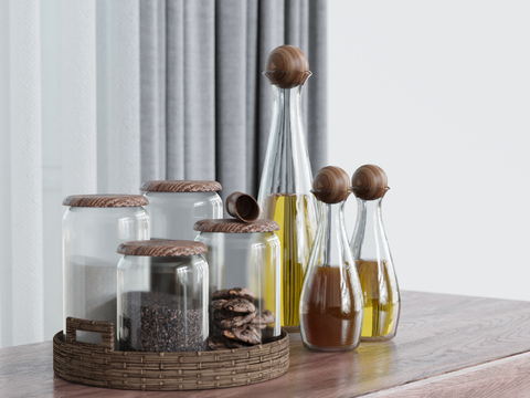  果仁 饮料su模型 