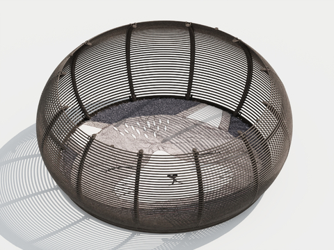  宠物窝 猫窝狗窝su模型 