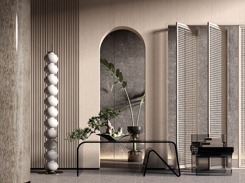  现代沙发凳 床尾凳su模型 