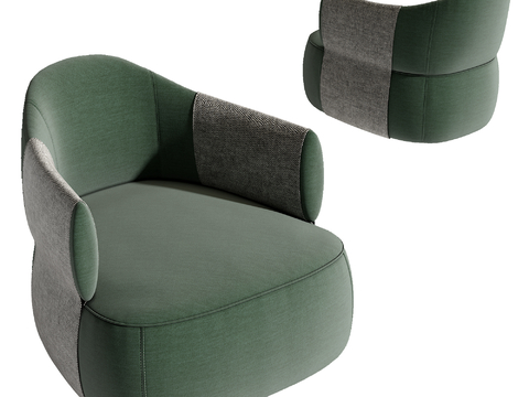  Poliform 单人沙发su模型 