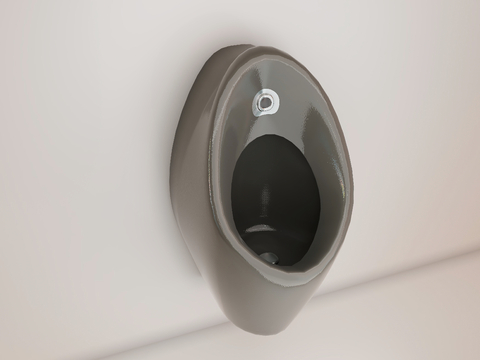  小便斗 小便池 尿斗su模型 