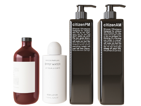  洗浴用品 洗发水 沐浴露su模型 