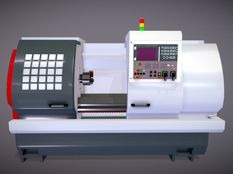  数控机床 工业机床su模型 