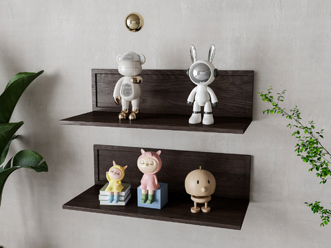  玩偶 玩具摆件su模型 