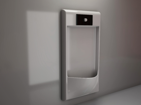  小便斗 小便池 尿斗su模型 