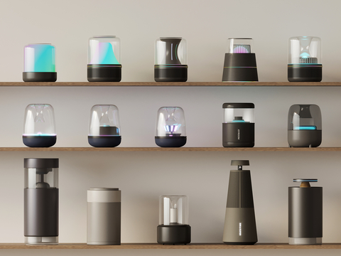  音响 车载音响 小音箱su模型 