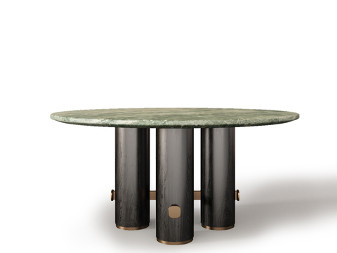  Minotti 餐桌su模型 