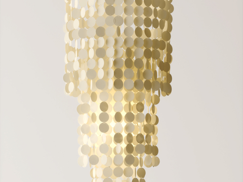  现代装饰灯 大堂吊灯su模型 