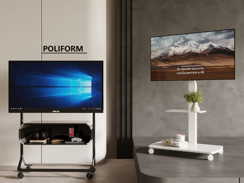  支架电视柜su模型 