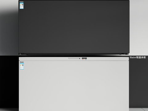  冰柜冷藏柜 保鲜柜 恒温冰箱su模型 