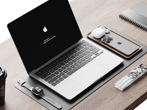 Apple 笔记本电脑 蓝牙耳机 手机 鼠标su模型 