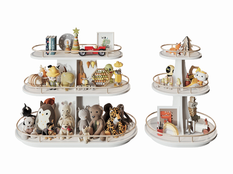  玩偶 玩具su模型 